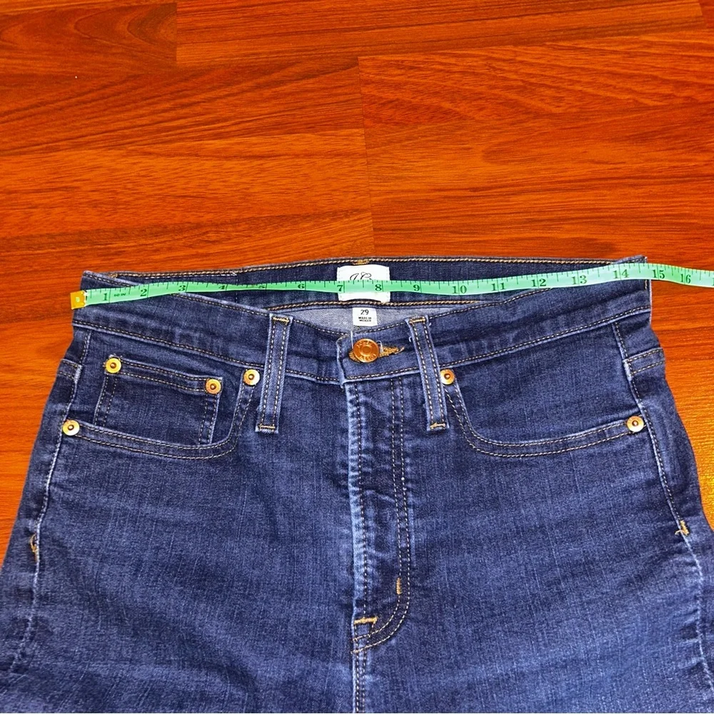 J. Crew Women's Straight Leg Jeans in Dark Indigo